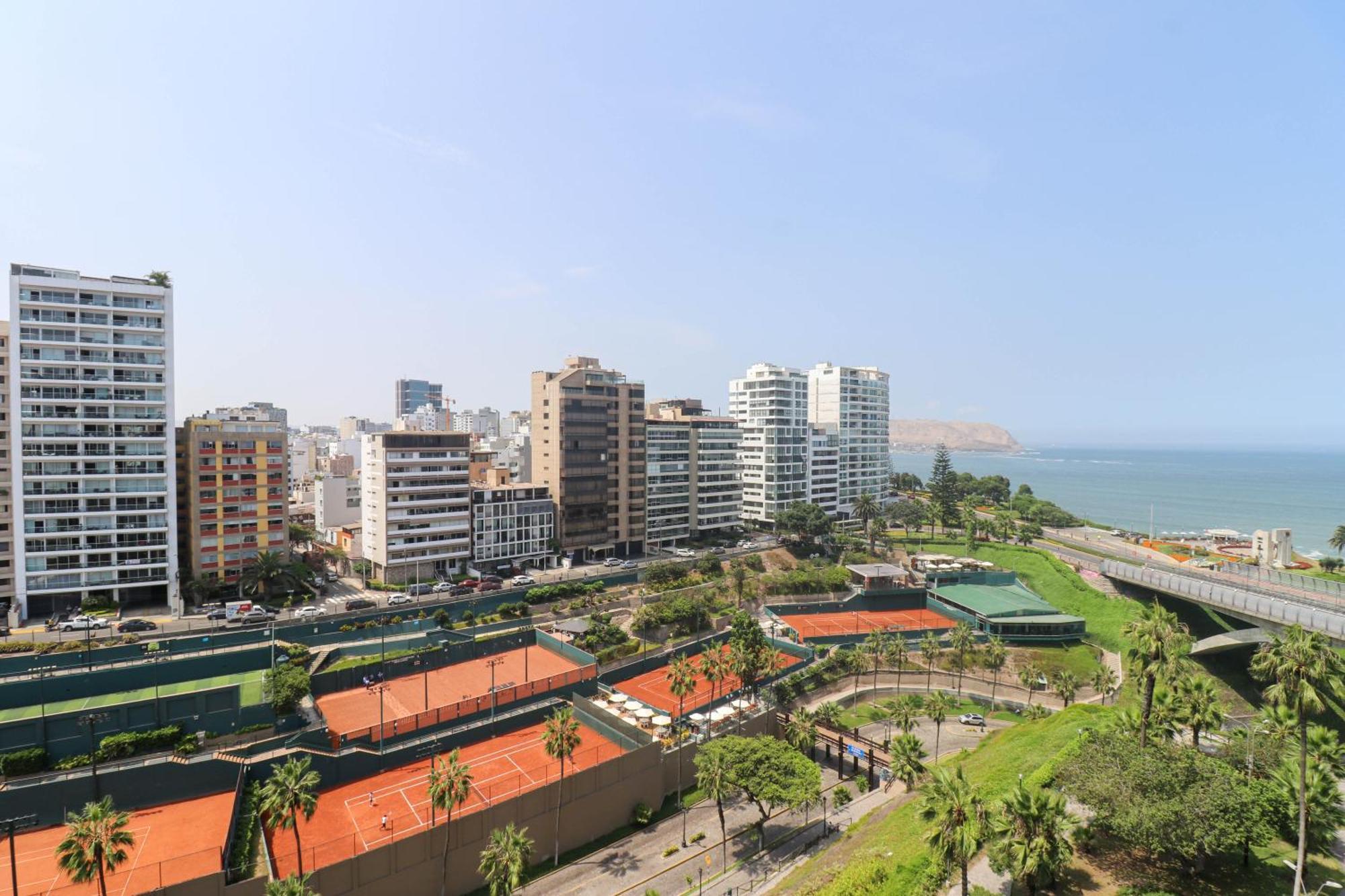 Ferienwohnung Stylish 3Br With Ocean View Lima Exterior foto